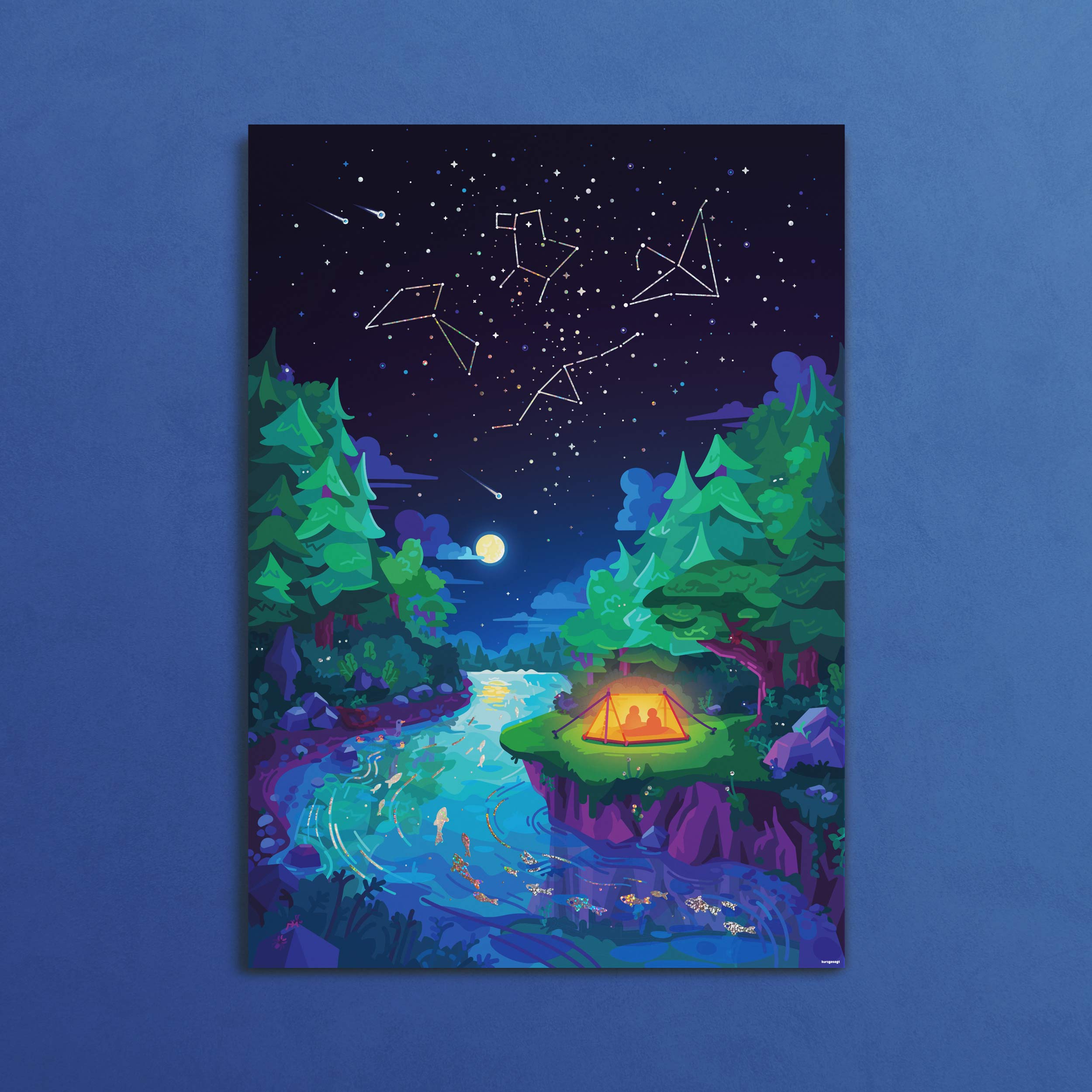 Starry Night Poster (Shiny Edition)